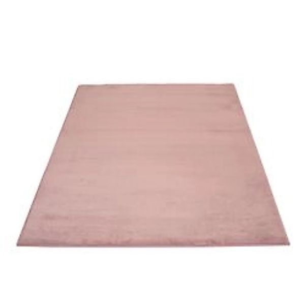 payé Teppich Uni Hochflor Samtweich 160x230 cm Pink günstig online kaufen