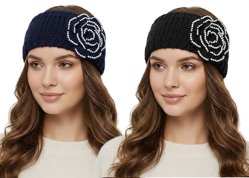 dy_mode Stirnband Strick Stirnband Damen Winter Haarband Ohrenschützer - 2e günstig online kaufen