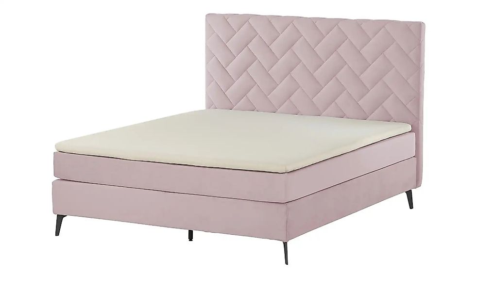 Boxspringbett  Weave ¦ rosa/pink ¦ Maße (cm): B: 160 H: 122 Betten > Boxspr günstig online kaufen