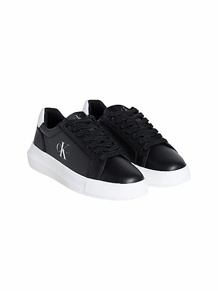 Calvin Klein Jeans Plateausneaker "CHUNKY CUPSOLE MONO LTH WN", Schnürschuh günstig online kaufen