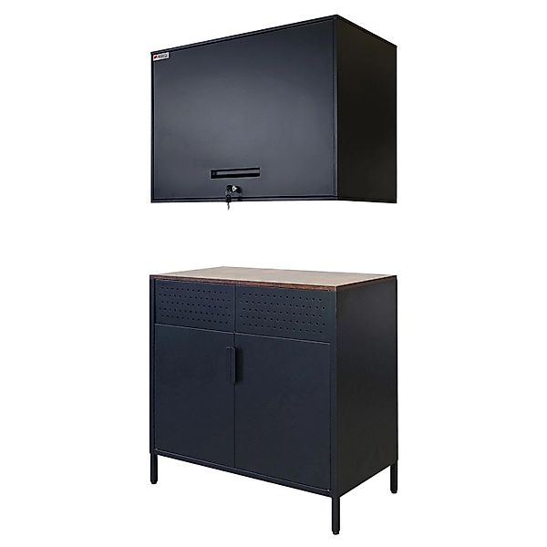 PROREGAL Mega Deal 1x Flügeltürenschrank Lion + 1x Wandschrank Elephant Abs günstig online kaufen