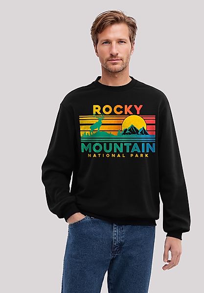 F4NT4STIC Sweatshirt "US National Parks Rocky Mountain Sunset", Premium Qua günstig online kaufen