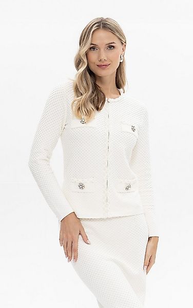 Passioni Cardigan mit Schmuckapplikation günstig online kaufen