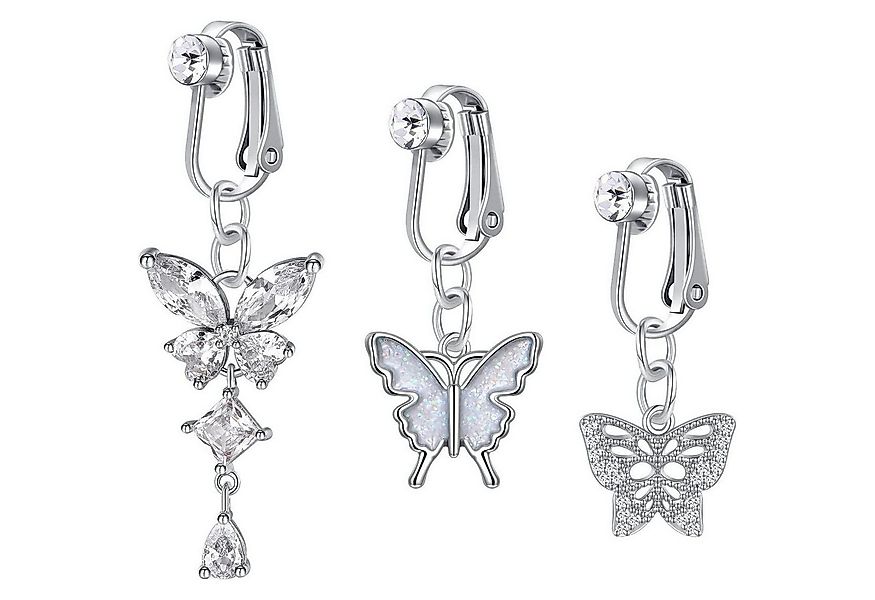 LuxusKollektion Bauchnabelpiercing-Set Bauchnabelpiercing Clip On Fake Klem günstig online kaufen