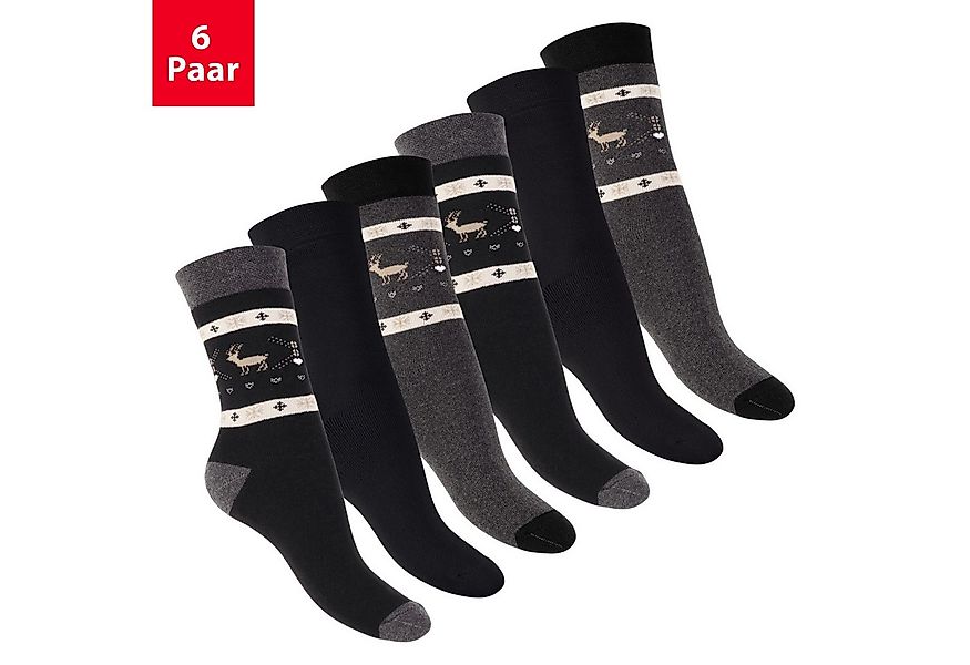Footstar Thermosocken Damen Wintersocken (6 Paar) Warme Vollfrottee Thermo günstig online kaufen