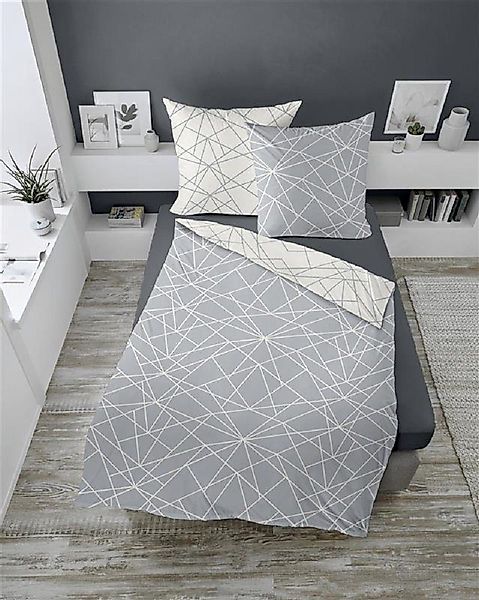 Dormisette Bettwäsche biber Bettbezug 135x200 80x80 günstig online kaufen