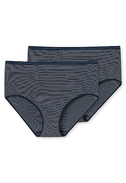 Schiesser Midislip ""Modal Essentials"", (2er Pack), Glanzgarn-Details, wei günstig online kaufen