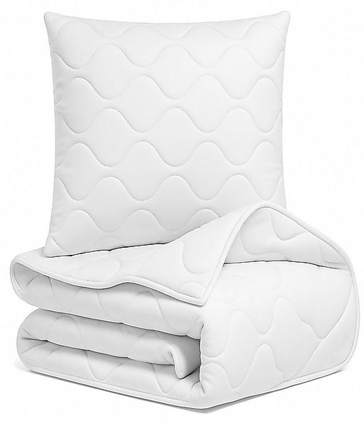 KNERST Bettdecke + Kopfkissen KNERST Bettenset Decke + Kopfkissen, Füllung: günstig online kaufen