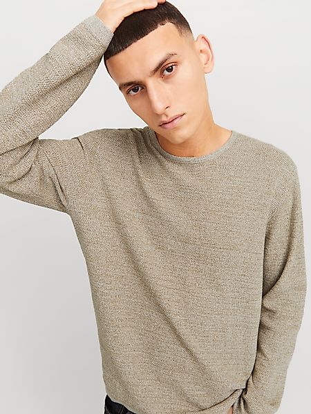 Jack & Jones Rundhalspullover "JJEGEORGE KNIT CREW NECK NOOS", in Strick Op günstig online kaufen