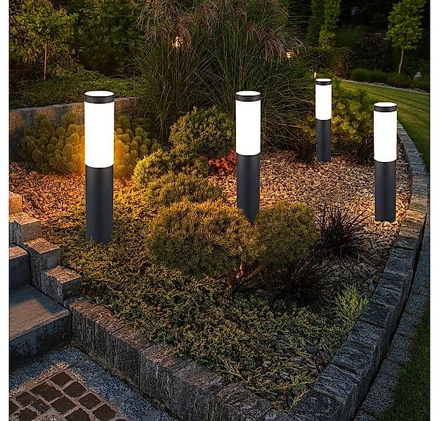 GLOBO LIGHTING Sockelleuchten, Leuchtmittel nicht inklusive, 4x Außen Socke günstig online kaufen
