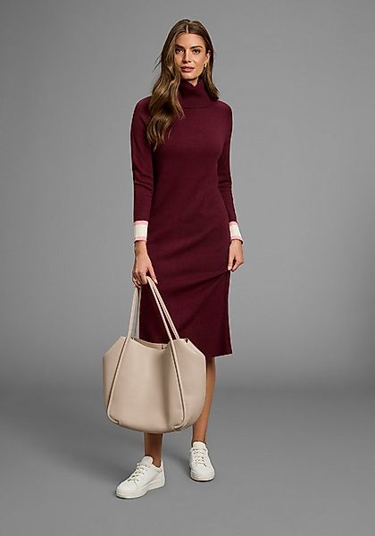 HECHTER PARIS Strickkleid mit Kontraststreifen günstig online kaufen