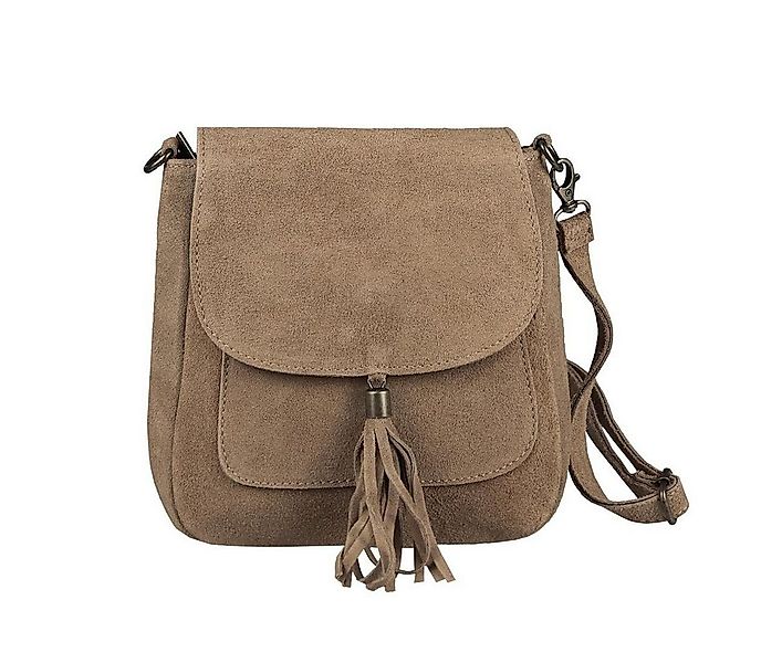 ITALYSHOP24 Schultertasche Made in Italy Damen Leder Tasche CrossOver, als günstig online kaufen