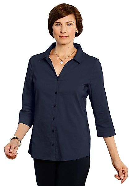 GOLDNER Hemdbluse Kurzgröße: Stretchbequeme Bluse mit günstig online kaufen
