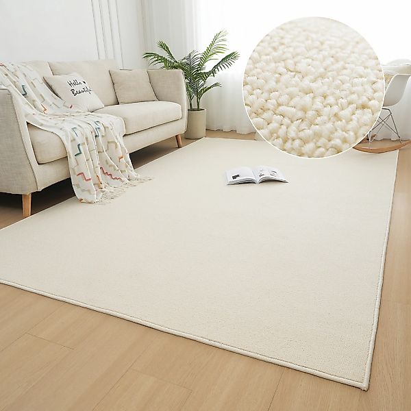my home Teppich "Jola, Uni-Farben, besonders dichte Qualität, Boho" rechtec günstig online kaufen