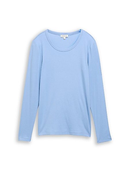 TOM TAILOR T-Shirt Longsleeve crew neck günstig online kaufen