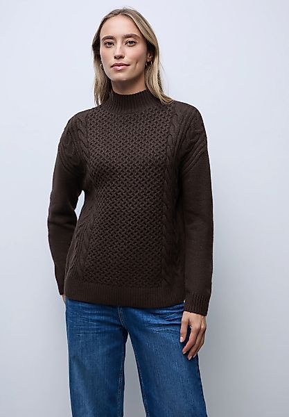 STREET ONE Rollkragenpullover Grobstrick günstig online kaufen