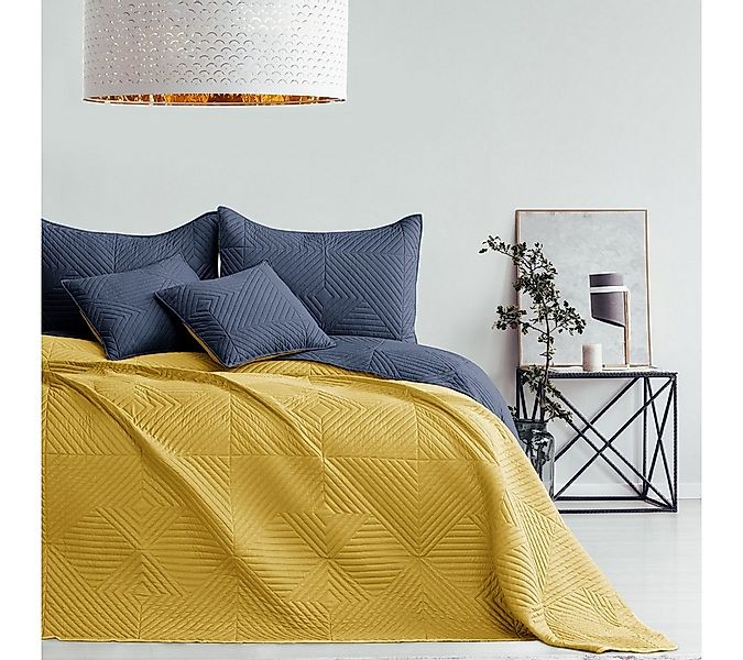 texpot Tagesdecke Bettüberwürf zweiseitig Ultrasonic Steppung Raute günstig online kaufen