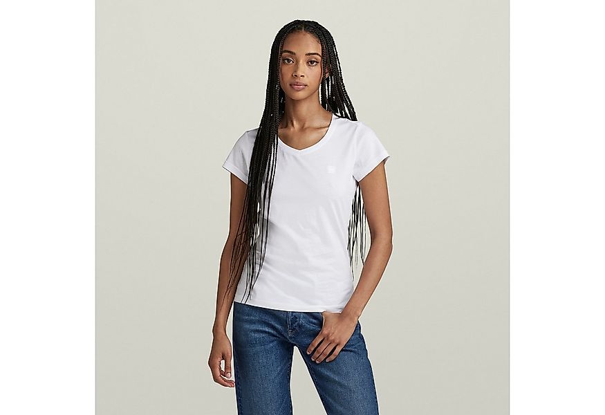 G-STAR V-Shirt Eyben mit Label günstig online kaufen