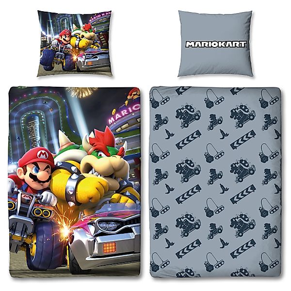 Familando Kinderbettwäsche Nintendo Super Mario Kart günstig online kaufen
