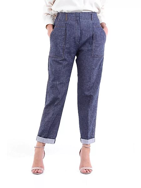 PESERICO verkürzte Damen Blue Jeans günstig online kaufen