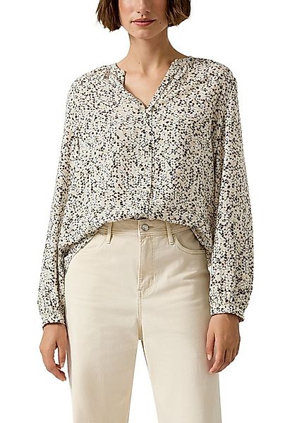 s.Oliver Langarmbluse mit All-Over Print günstig online kaufen