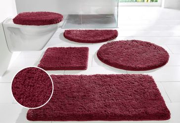 my home Badematte "Sanremo, Badvorleger, Badezimmer Teppich, sehr weich" Hö günstig online kaufen