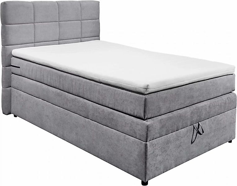 ED EXCITING DESIGN Boxspringbett "Tacoma", inkl. Bettkasten und Topper günstig online kaufen