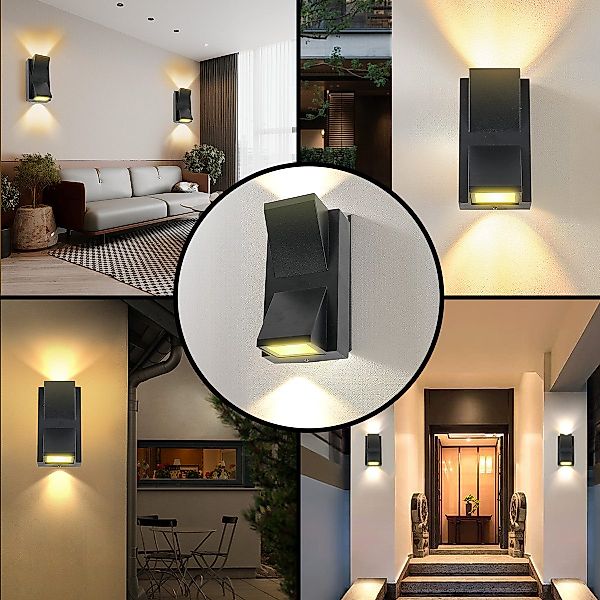 Simloveve LED Wandleuchte Wandleuchte,Außen-Wandleuchte,Wandlampe innen,Wan günstig online kaufen