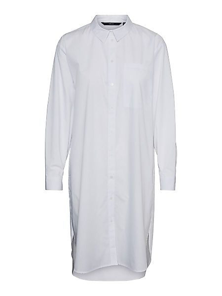 VERO MODA Longline Hemd Damen White günstig online kaufen