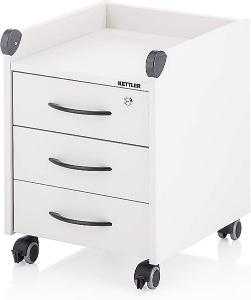 Vladon Aktenschrank Kettler (Rollcontainer Abschließbar) Abschließbar, günstig online kaufen