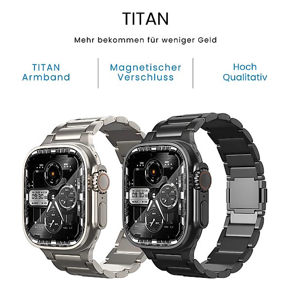 S&T Design Smartwatch-Armband Armband Titan für günstig online kaufen