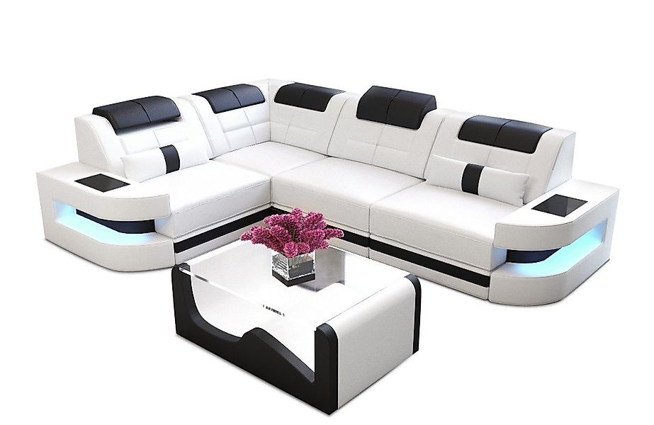 Sofa Dreams Ecksofa Leder Sofa Ledercouch günstig online kaufen