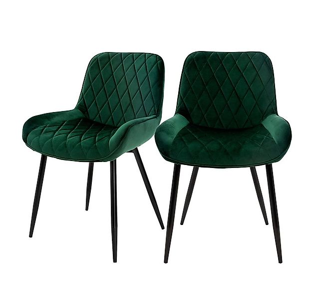 ML-DESIGN Stuhl Esszimmerstuhl mit Rücken- und Armlehnen Metallbeine Küchen günstig online kaufen