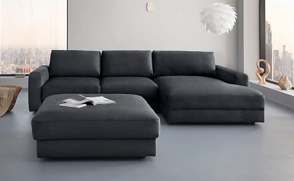 Home affaire Ecksofa "Bloomfield, bequem und elegant, Breite 303cm, L-Form" günstig online kaufen