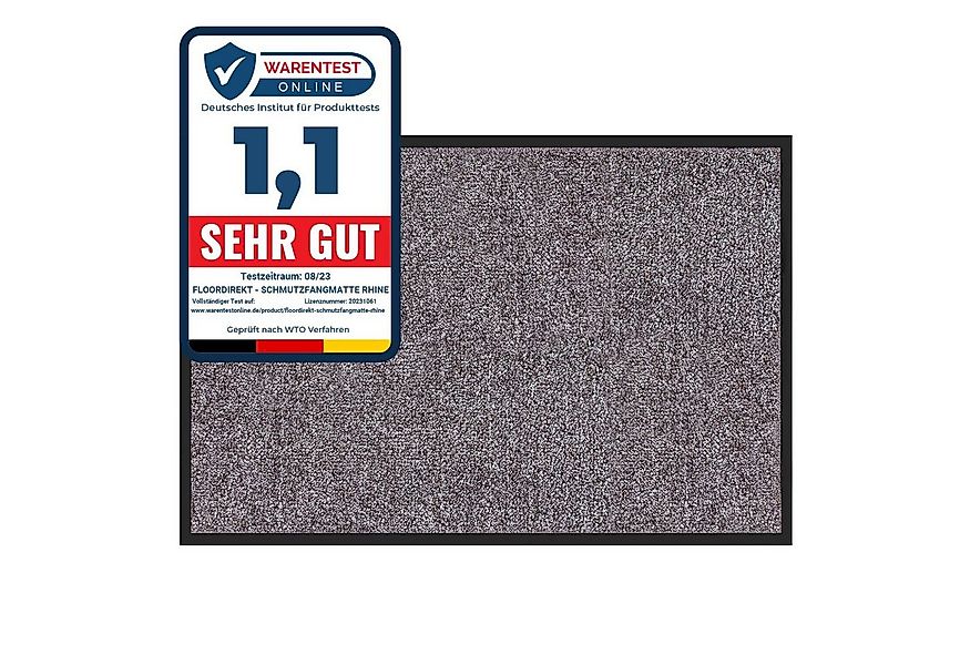 Karat Fußmatte Schmutzfangmatte Maly, verschiedene Größen & Farben, rechtec günstig online kaufen