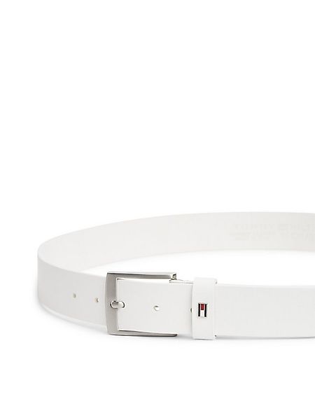 Tommy Hilfiger Ledergürtel ADAN 3.5 cm breit EXT Metalllogopatch, Einfachdo günstig online kaufen