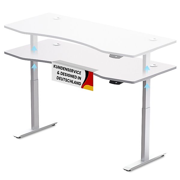 PROMAFIT Arbeitstisch Schreibtisch Stehtisch mit elektrischer günstig online kaufen