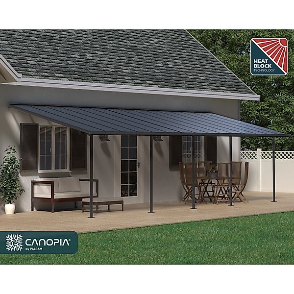 Palram - Canopia Terrassendach "Capri Alu Terrassenüberdachung", einfache D günstig online kaufen
