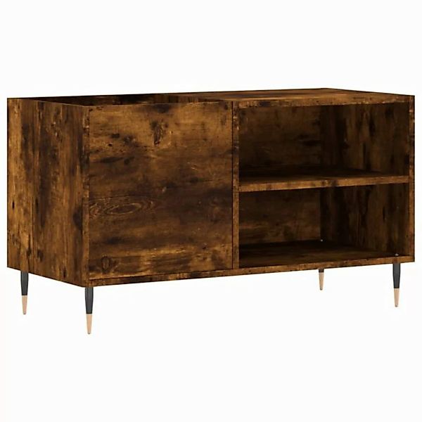 vidaXL Beistellschrank Plattenschrank Räuchereiche 85x38x48 cm Holzwerkstof günstig online kaufen