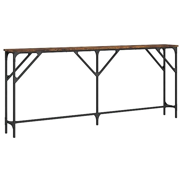 vidaXL Beistelltisch Konsolentisch Räuchereiche 180x23x75 cm günstig online kaufen