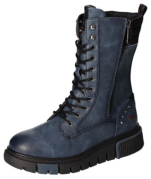 Mustang Shoes Schnürboots, Stiefelette, Plateauboots, Festival, günstig online kaufen