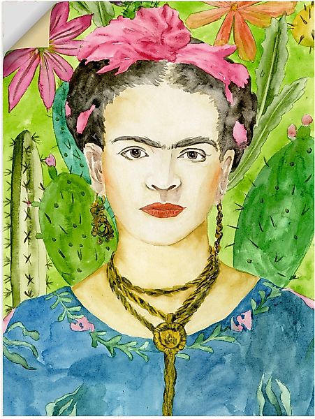 Artland Wandbild "Frida Kahlo II", Bilder von Frauen, (1 St.), als Alubild, günstig online kaufen