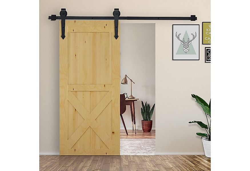 HOMCOM Türbeschlag Schiebetüren-Beschlagsatz 200 cm (Komplett-Set, 19 St., günstig online kaufen