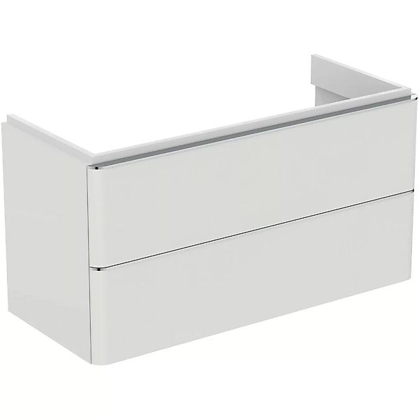 Ideal Standard Waschbeckenunterschrank Adapto Weiß Hochglanz 97 cm günstig online kaufen