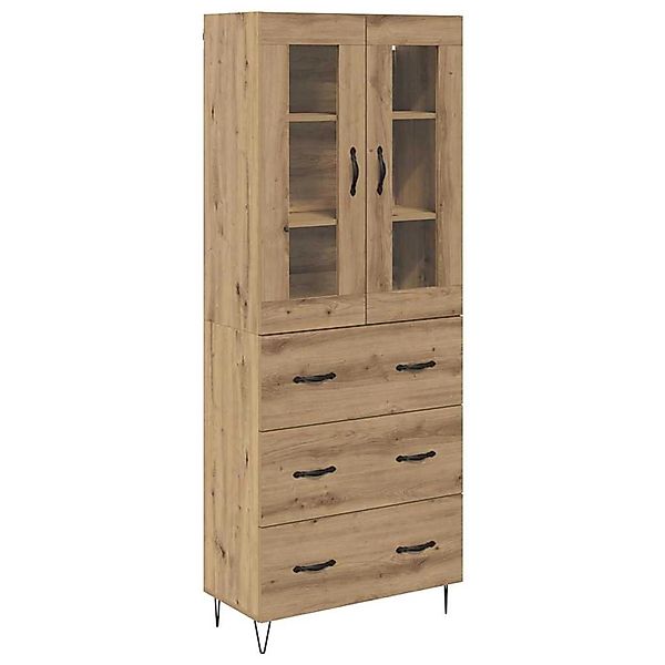 vidaXL Highboard Artisan-Eiche 69,5 x 34 x 180 cm Holzwerkstoff 3402704 günstig online kaufen