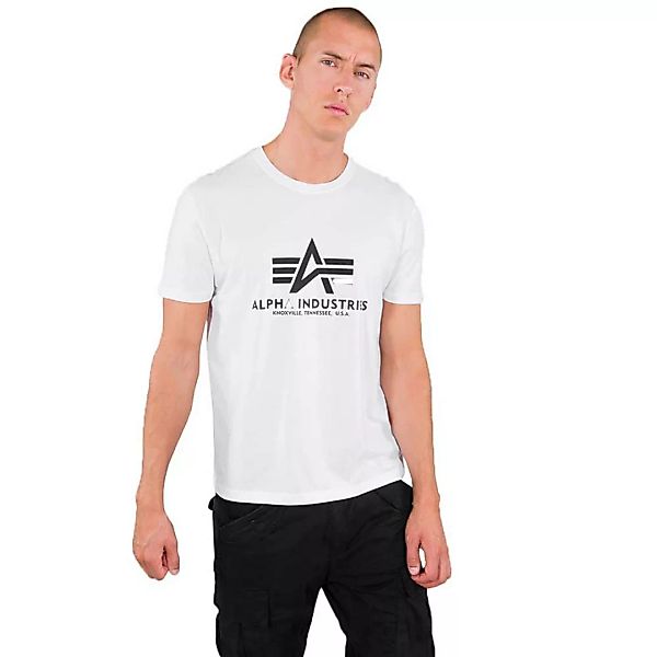 Alpha Industries Basic Reflective Print Kurzärmeliges T-shirt 3XL White günstig online kaufen