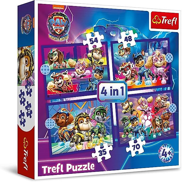 Trefl Puzzle 4 in 1 Puzzle günstig online kaufen