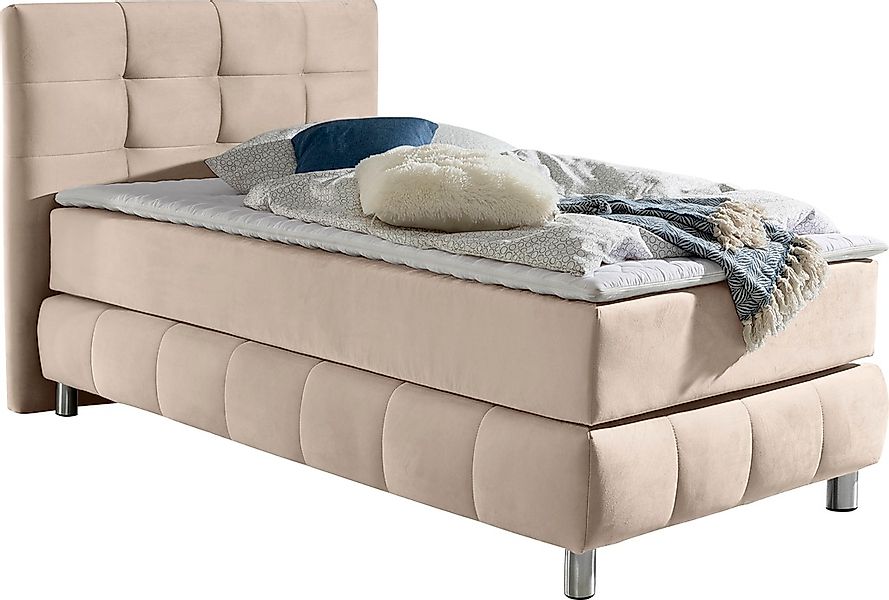 andas Boxspringbett "Salo" incl. Topper, 6 Breiten, 2 Härtegrade, TFK auch günstig online kaufen