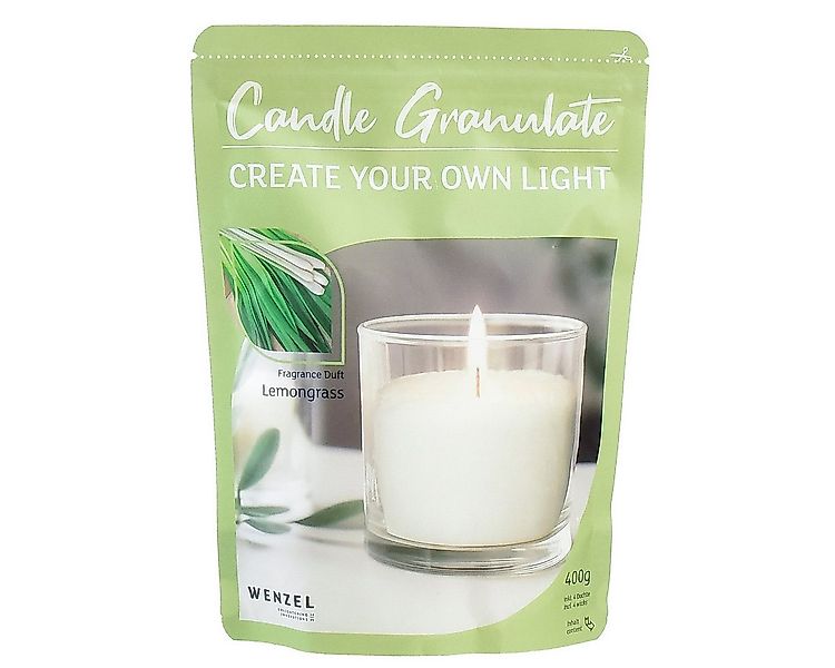 Viana Duftkerze Kerzensand Set Zitronengras Duft Docht 400g DIY Deko günstig online kaufen