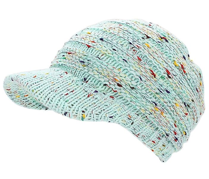 dy_mode Schirmmütze Damen Strickmütze Bunt Gestrickte günstig online kaufen